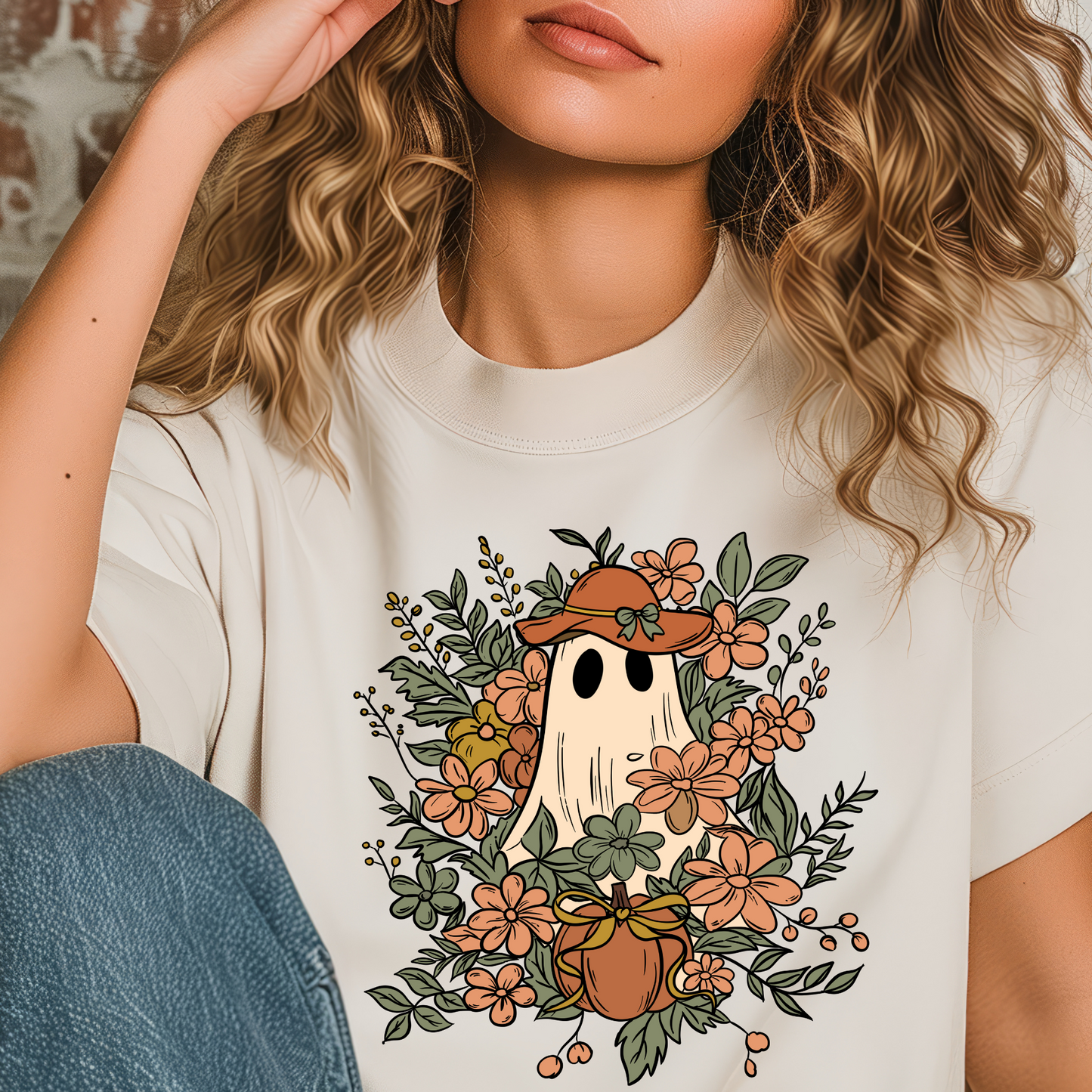 Cute Floral Ghost