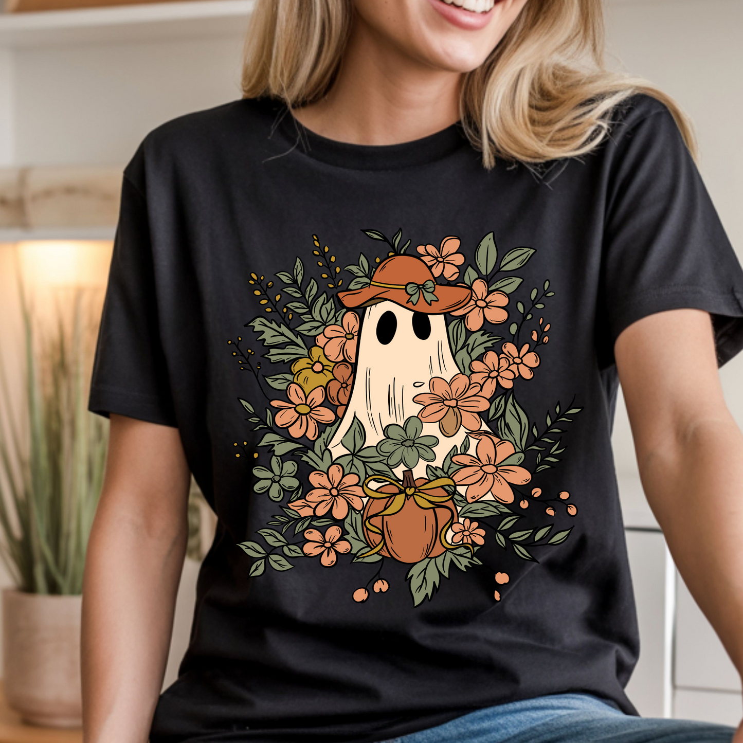 Cute Floral Ghost